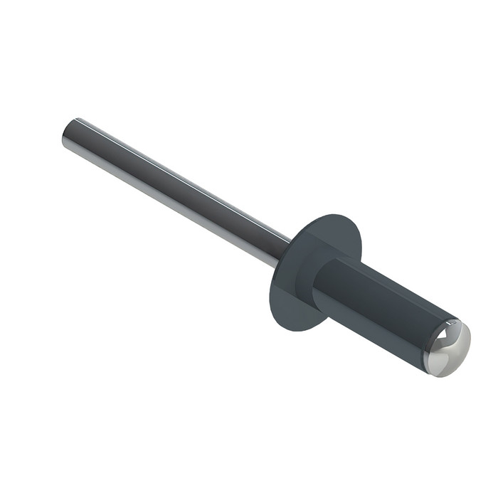 Заклёпка вытяжная Daxmer 4,0х10 RAL 7031 (750шт) нерж/нерж