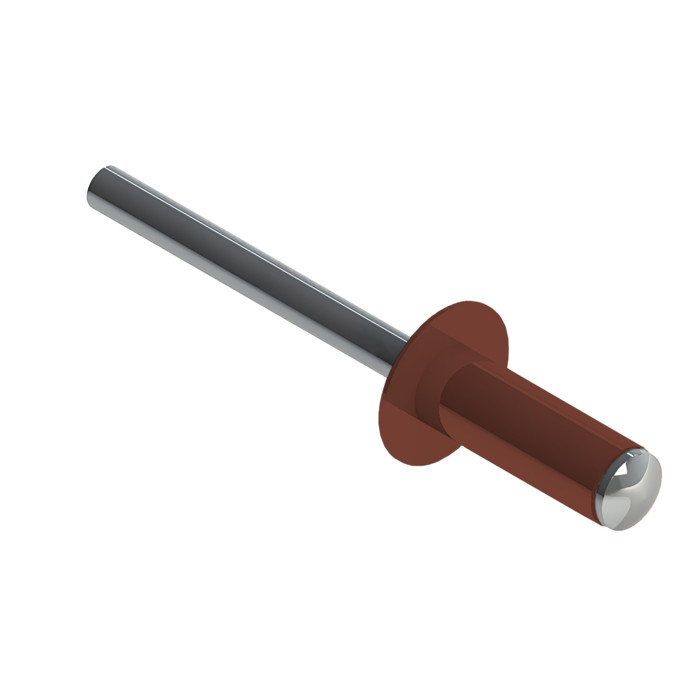 Заклёпка вытяжная Daxmer 3,2х8 RAL 8004 (20х1000шт) ал/ст