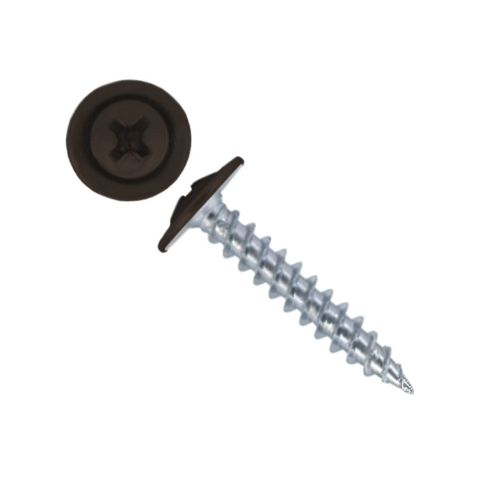 Саморез ПШ 4,2х19 (1000шт) шлиц PH2 RAL 8014